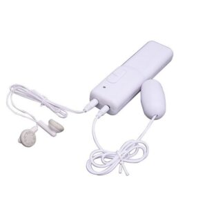 Pronunciation Jumping Egg Vibrator Inflatable Doll Female Masturbator ABS White Battery Model