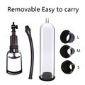 Manual Vacuum Penis Pump Trainer with Pull-Rod Sleeve, ABS Body, Adult Men