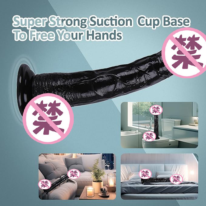 Extra Large TPE Dildo with Egg-Shaped Attachment, Dual-Use Anal Plug, Silicone Colour - Image 2