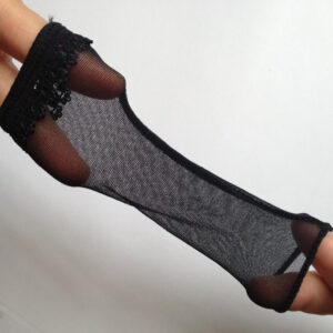 Jiuai Male Masturbation Sleeve Transparent Lubrication Black JJ Sock Style