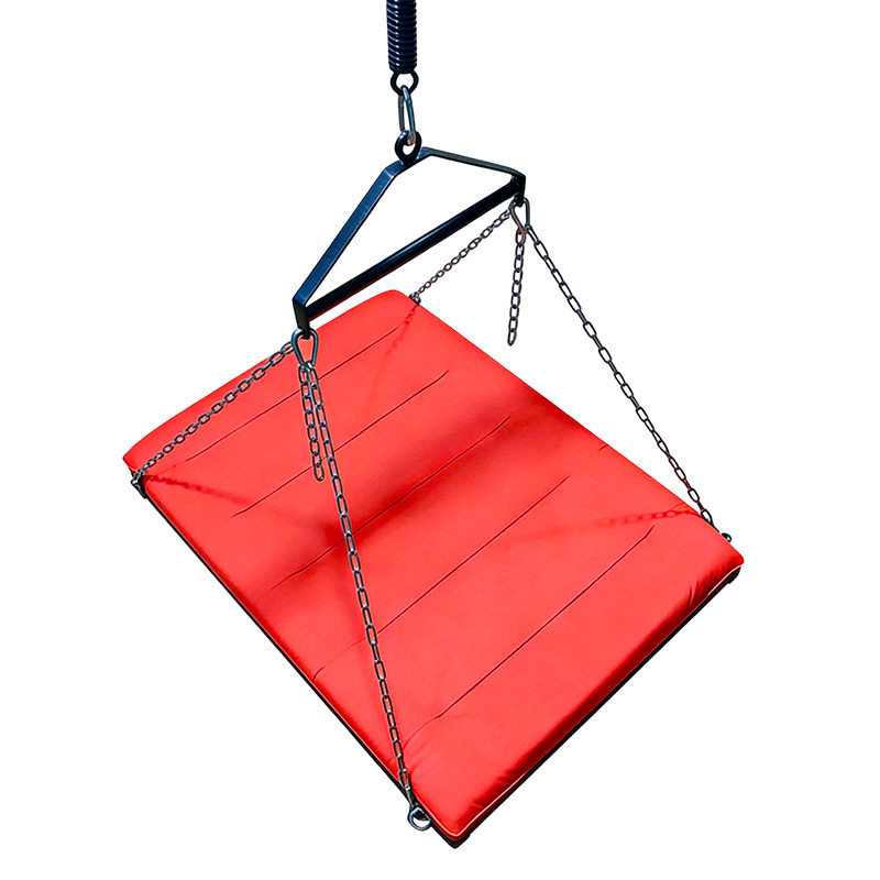 Metal Bondage Swing with Leather Seat for Couples - Image 4