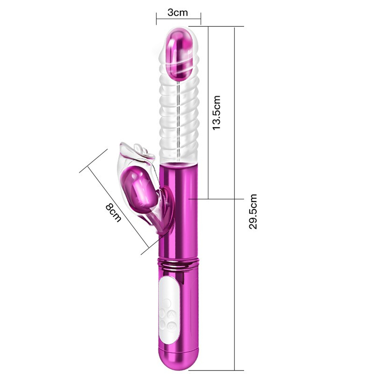 HiShuang 2nd Gen Vibrating Wand with Heating, Telescopic Swing, 36 Modes, USB Rechargeable - Image 3