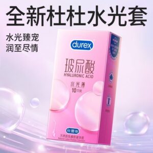 Durex Hyaluronic Acid Water-Light Thin Condoms, Ultra-Thin and Ultra-Lubricated, 2-Pack