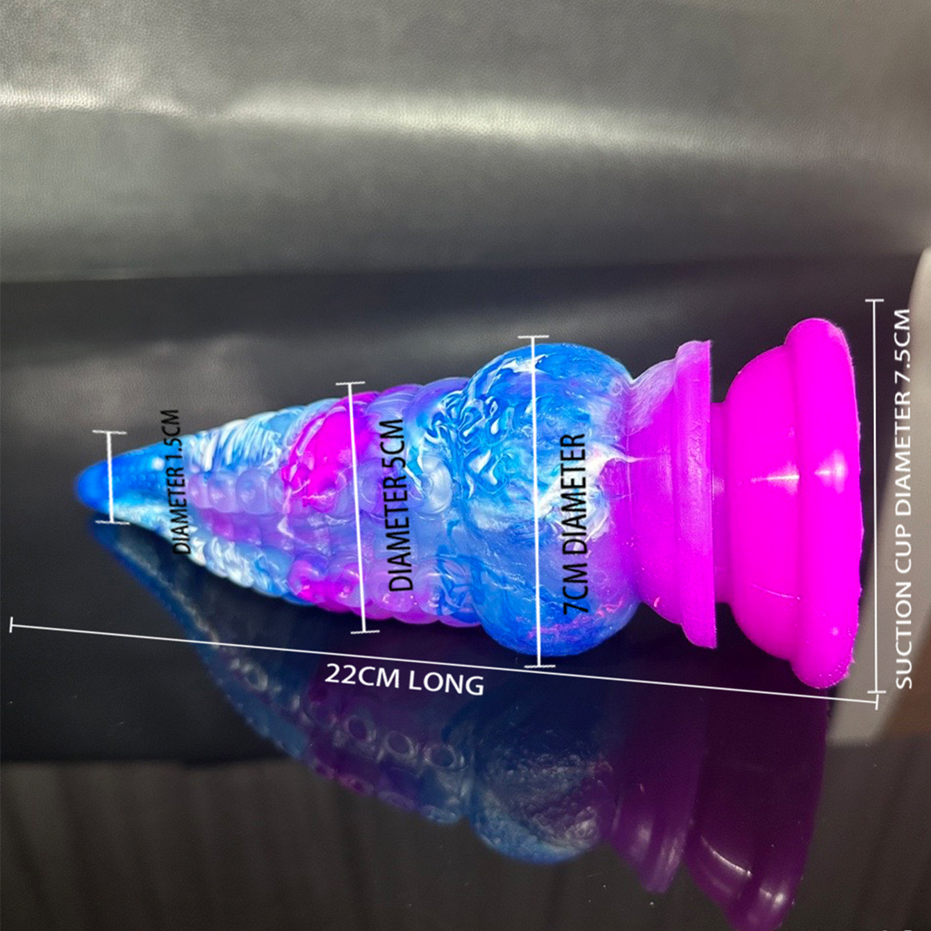 Colorful Octopus Tentacle Silicone Anal Plug, Special-Shaped Adult Toy - Image 4