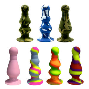 Multi-Frequency Vibrating Anal Plug, Military-Grade Silicone, Adult Unisex