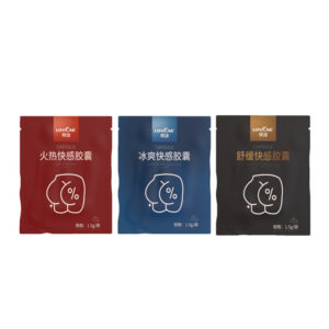 Black Soul Cooling Pleasure Capsule 1.5g Silicone-Based Personal Lubricant, Unscented