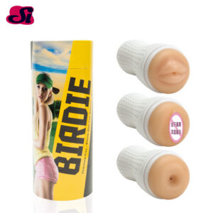 Large Manual Male Masturbator Cup with Suction, TPE Textured Sleeve