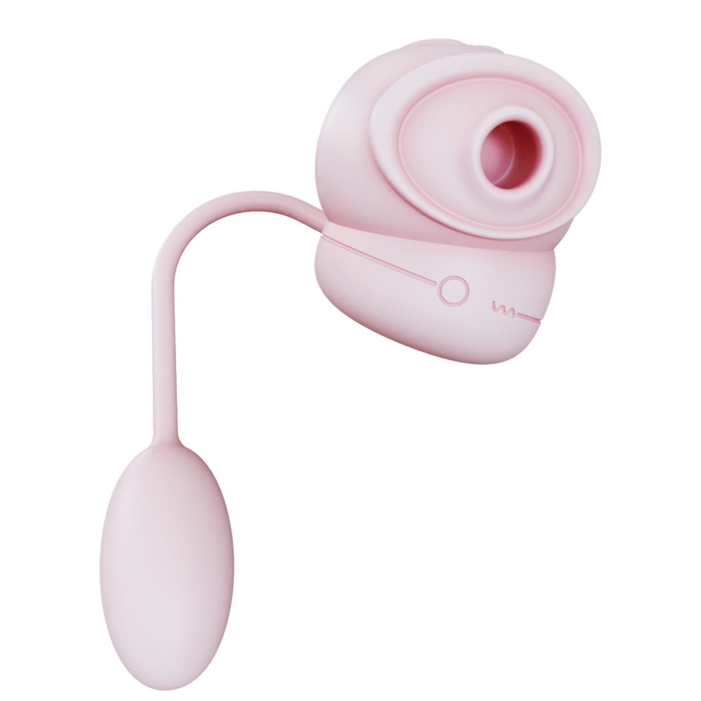 Mimi Rabbit Sucking Vibrating Egg - Silicone Wearable Teasing Device in Pink - Image 5