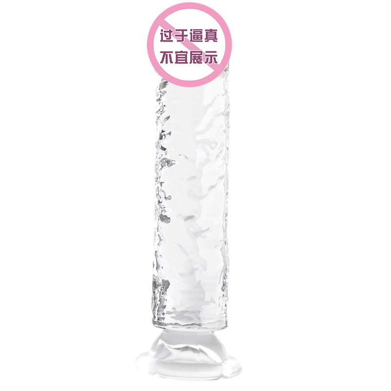 Transparent TPE Dildo for Adult Women, Realistic Shape, Single Pack - Image 5