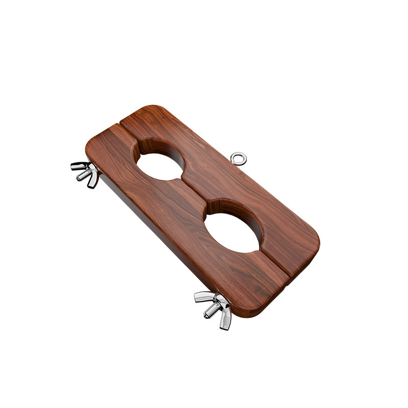 Jiuai Pear Wood Thumb Cuffs BDSM Restraint Accessory for Adults - Image 5