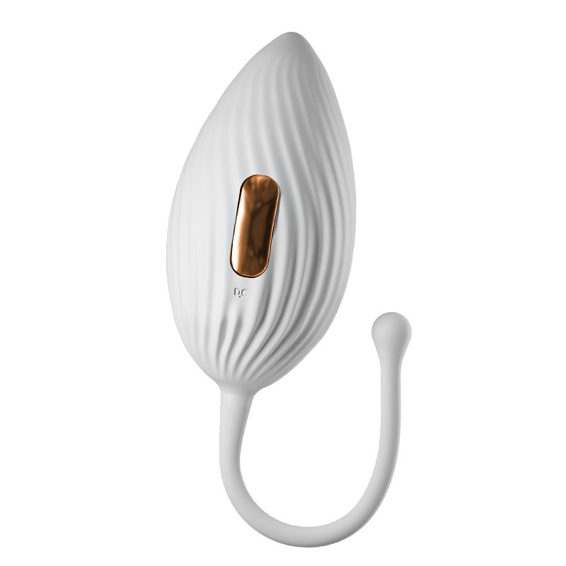 Jiuai Wearable Vibrator for Adults, Silicone & ABS, Quiet Electric Control, White - Image 5