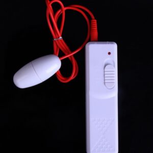 Jiuai Single Earphone Vibrating Egg Mini Wearable Vibrator for Women, White ABS, 30dB Quiet