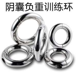 Metal Scrotum Weight Ring, 50mm Inner Diameter Zinc Alloy, Non-Vibrating