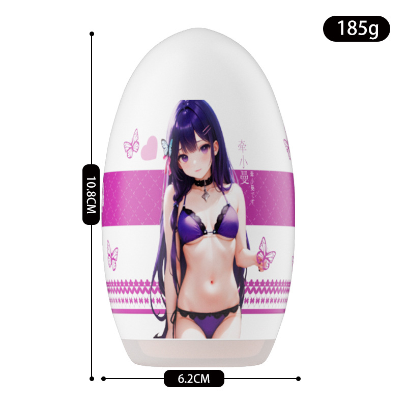 Jiuai Portable Mini Aircraft Cup Egg Manual Male Masturbator TPE+ABS Pocket Device - Image 5