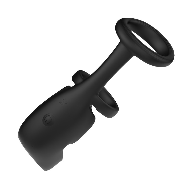 Remote Control Vibrating Double Ring Penis Massager with Locking Fit for Delayed Ejaculation - Image 5