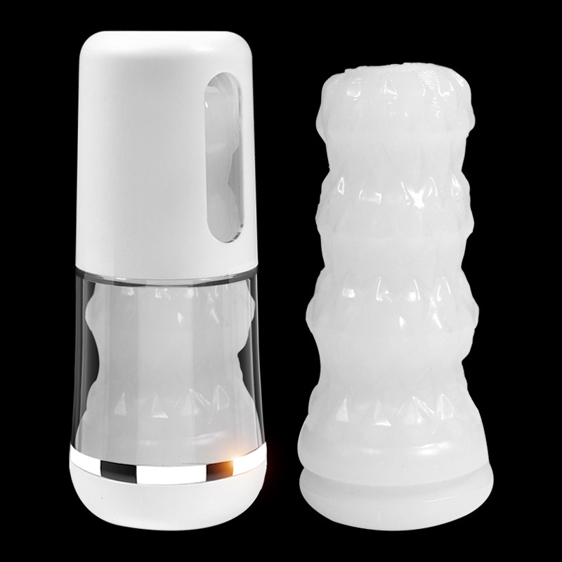 Jiuai Male Masturbator Cup with TPE Sleeve and Manual Squeeze Control - Image 4