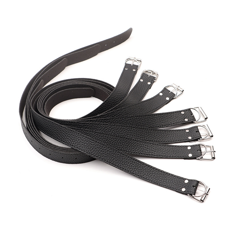 Leather Restraint Strap Set, 7-Piece Bondage Kit with Split-Leg Straps - Image 5