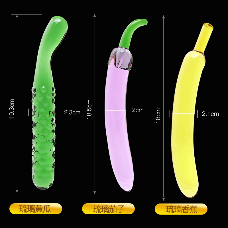 Glass Crystal Anal Plug for Men and Women, Colorful Decorative Design - Image 3