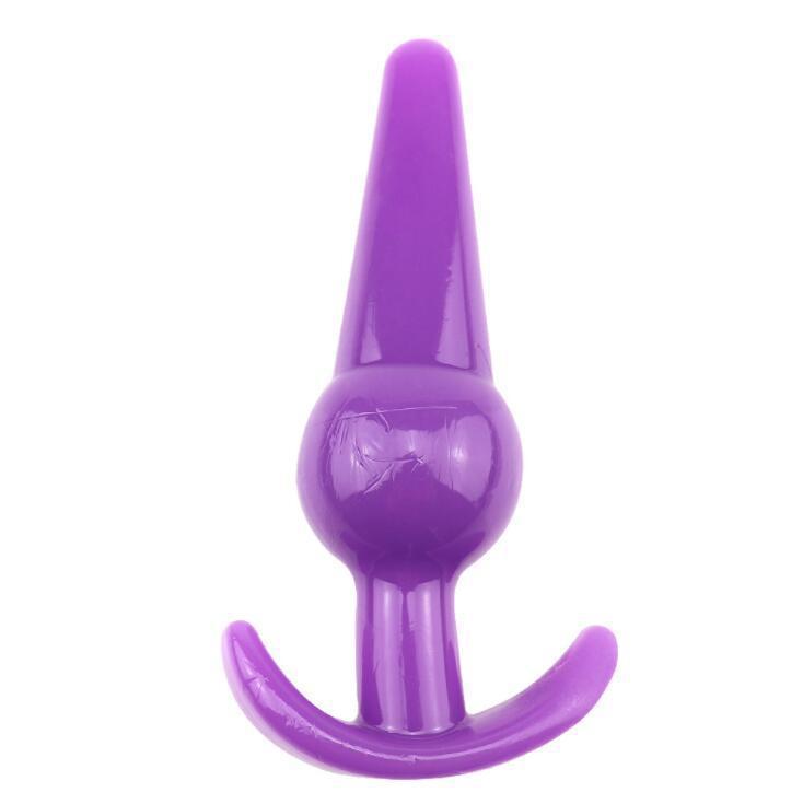 Peak Large Anal Plug, Soft Silicone-Feel Body, Pink One-Piece Design - Image 5