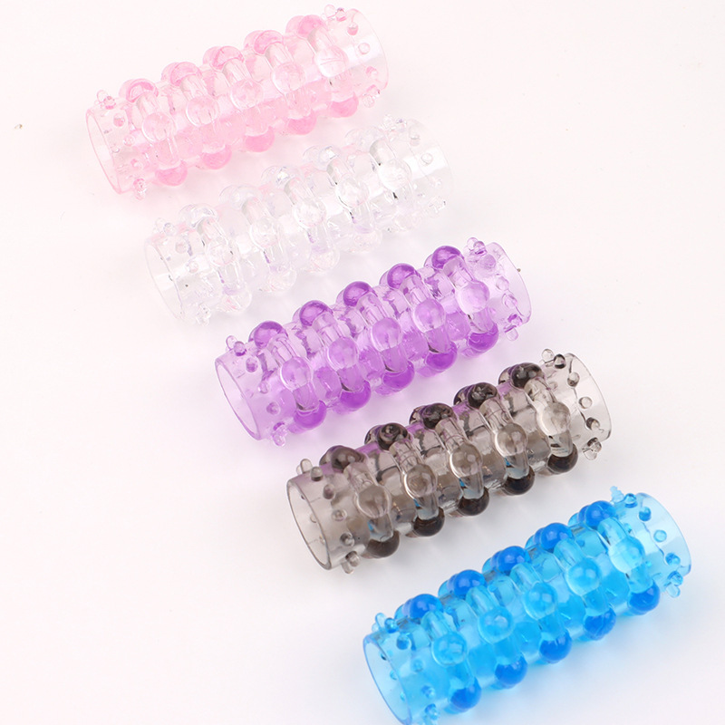 Dragon Ball Textured Locking Penis Ring, TPE Wolf Teeth Granules, Adult Men - Image 4
