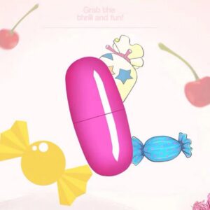 Women's Jumping Egg Vibrator, Manual Control, Quiet 35 dB, PVC Body