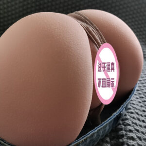 Jiuai Half-Body TPE Male Masturbator with Realistic Buttocks and Vaginal Entry, Manual Use