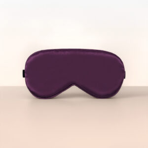 Double-Sided Imitation Silk Sleep Eye Mask with Blackout Coverage and Adjustable Buckle