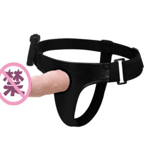Remote Control Vibrating Hollow Wearable Dildo, Soft Realistic Strapless Design for Couples