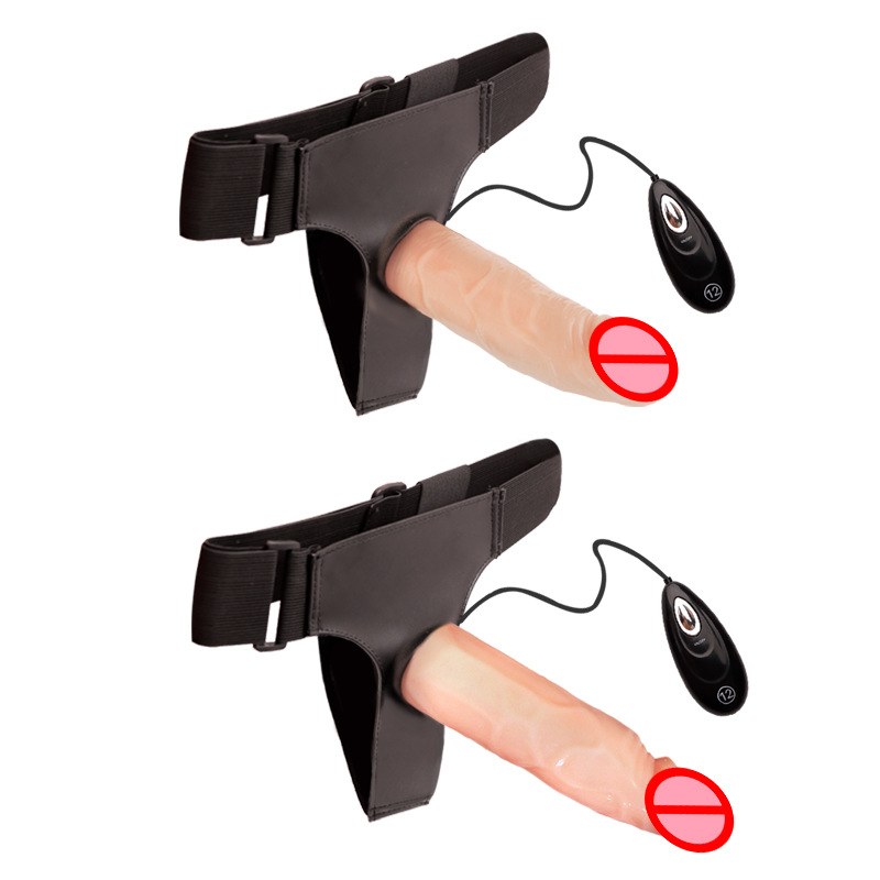 Remote-Controlled Wearable Vibrating Strap-On Pants with Realistic TPE Dildo for Couples - Image 5