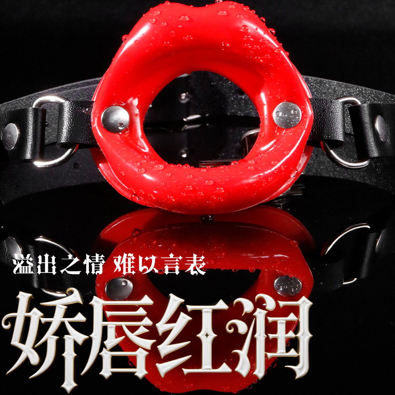 Jiuai Adult Nipple Clamps and Mouth Gag Set in PVC for Couples - Image 4