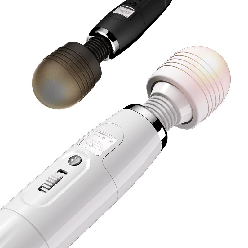 Aurora 8-Speed 9-Frequency Heating AV Wand Vibrator, Rotating Clitoral Massager, Button Control - Image 5