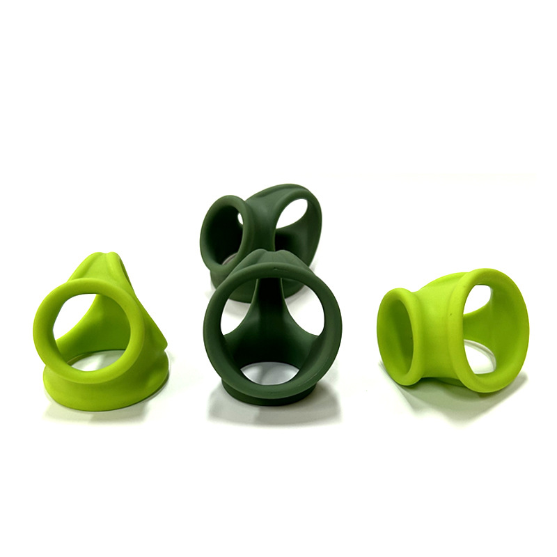 Silicone Chastity Cage Ring with Scrotum Stretcher for Delayed Ejaculation - Image 4