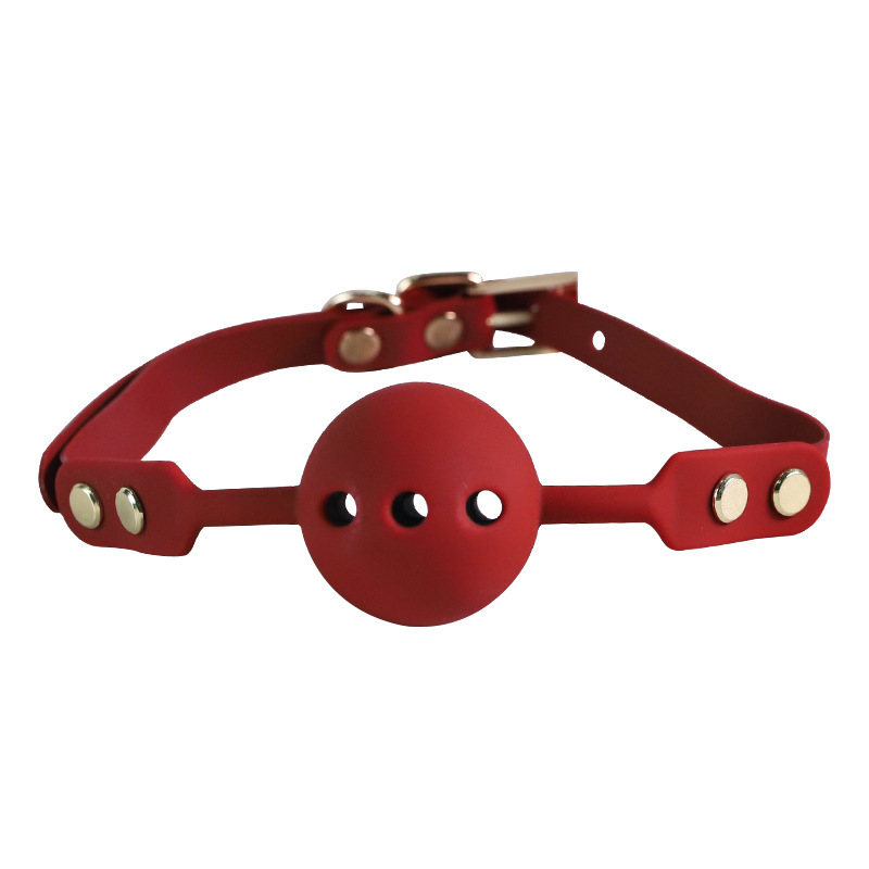 Jiuai Silicone Mouthball & Handcuffs Set, SM Bondage Props for Couples - Image 5
