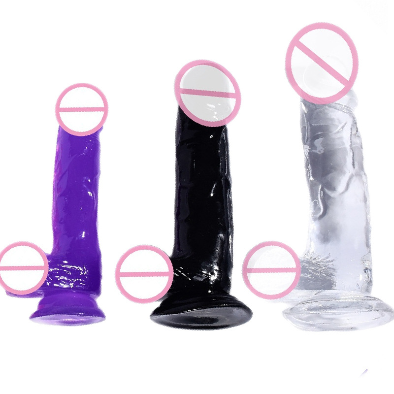 Realistic P-Spot Dildo with Testicles, Suction Cup Base, TPE Anal Dildo - Image 4