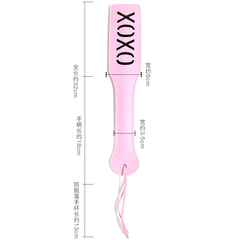 Leather Hand Clapping Paddle for Adult Couples, Colorful Double-Layer Rivet Design - Image 5