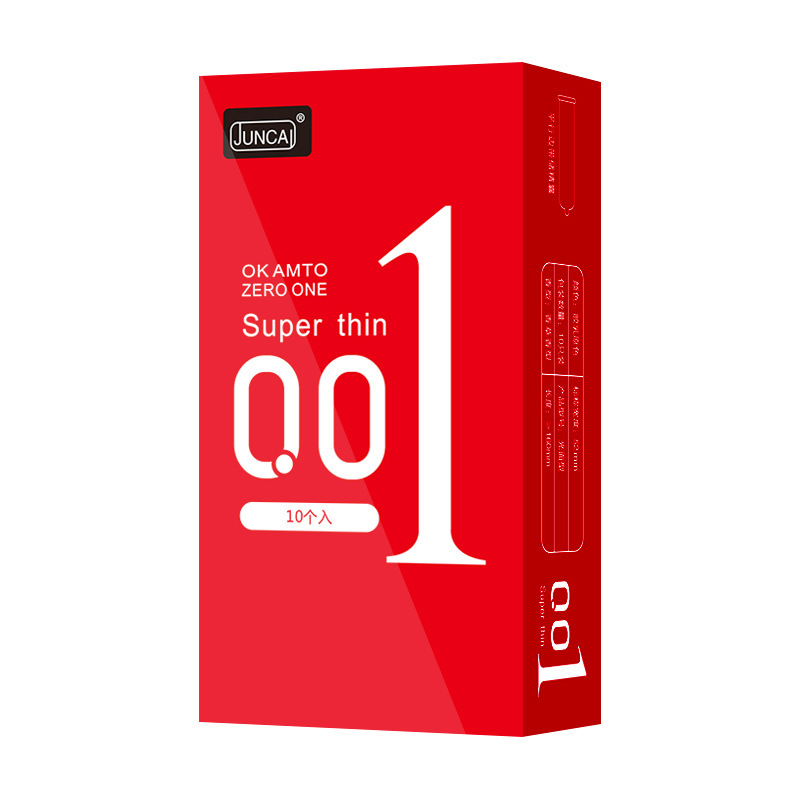 Juncai 001 Ultra-Thin Latex Condoms, Medium, Lubricated, 10-Pack - Image 5