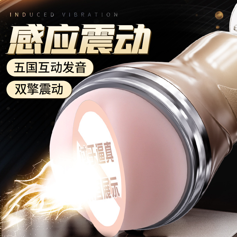 Mystery Fantasy 001 Vibrating Male Masturbator with Suction and Sound - Image 2