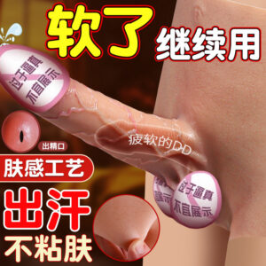 Jiuai Wearable Dildo in Liquid Silicone, Hollow Design for Couples and Underwear Wear