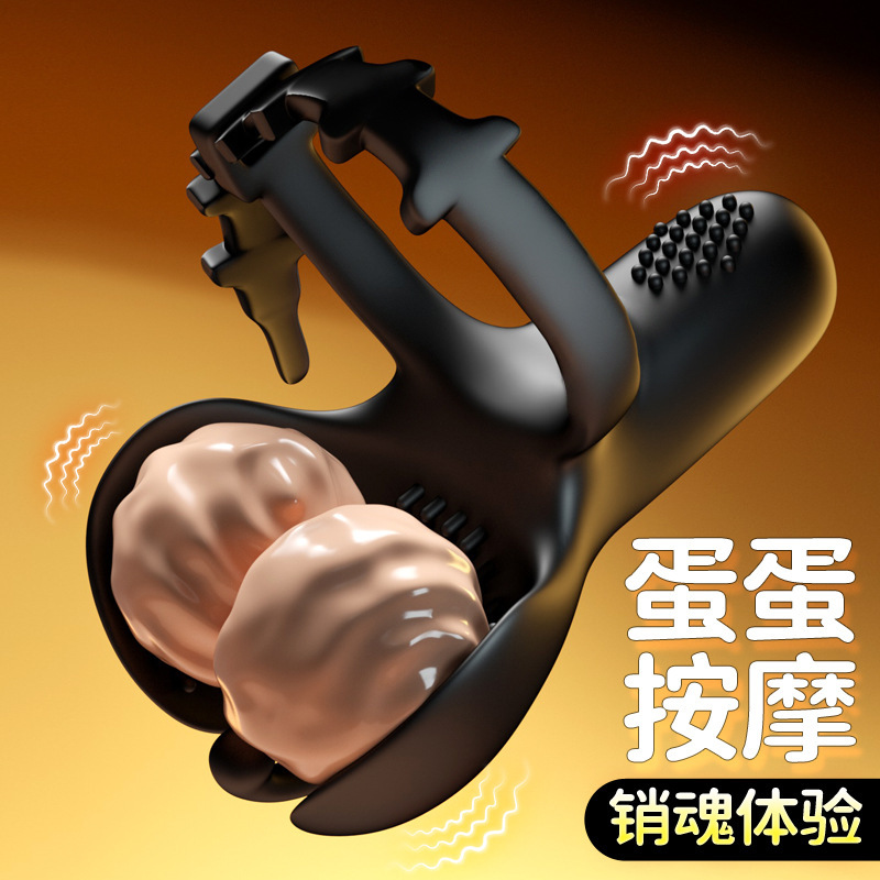 10-Frequency Vibrating Locking Ring with Remote Control, Silicone Cock Ring and Prostate Massager - Image 2
