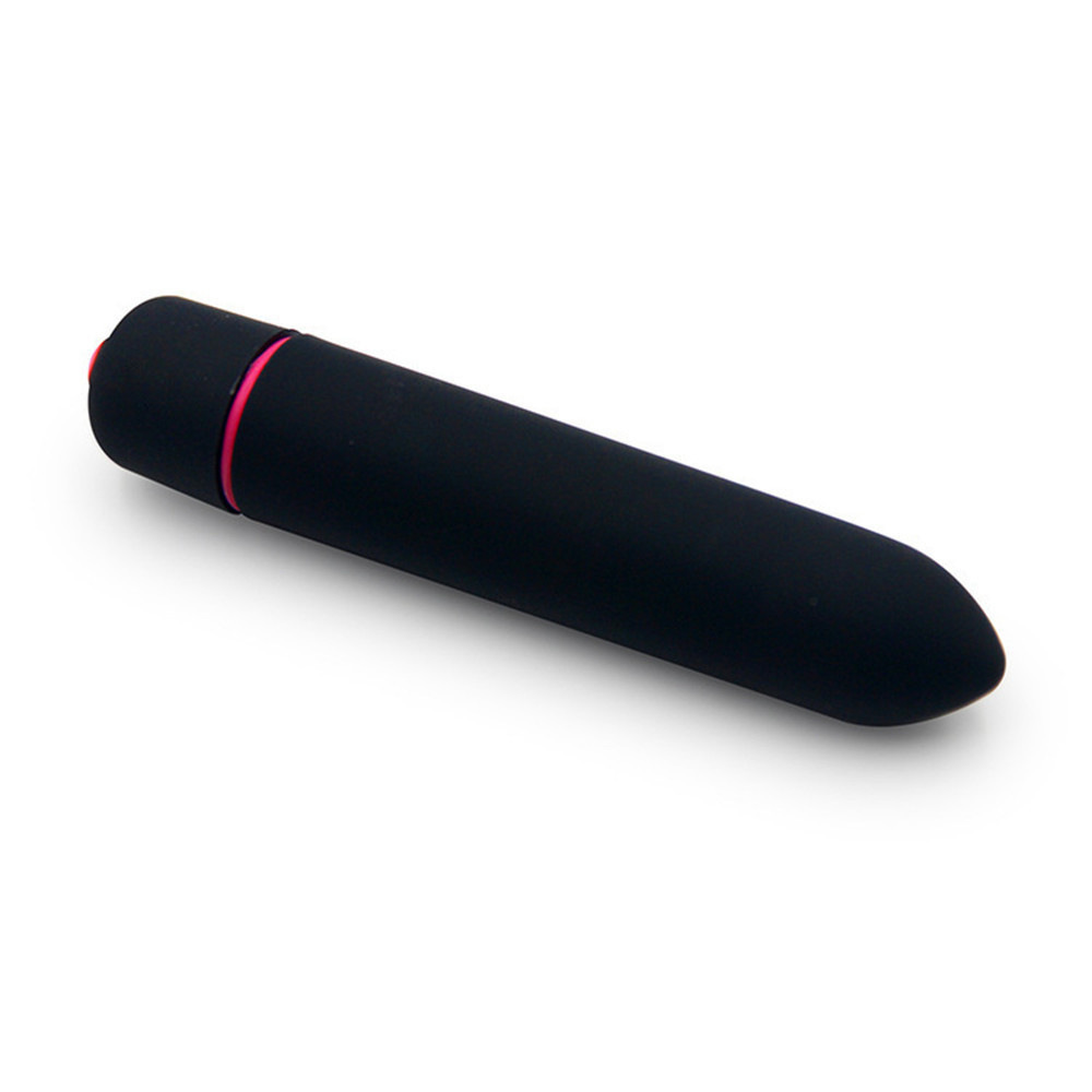 Frosted Bullet Vibrating Egg Massager, 10-Frequency Pointed Tip, ABS, Black - Image 4