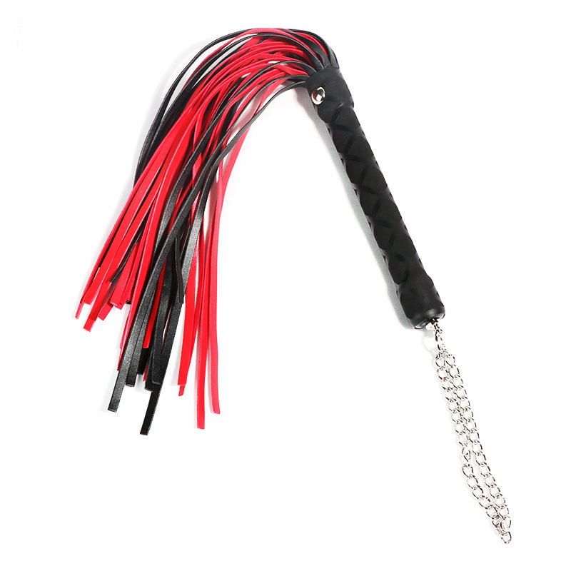 Adult Couple Bondage Kit with Whip, Handcuffs, Mouth Ball and Nipple Clamps - Image 5