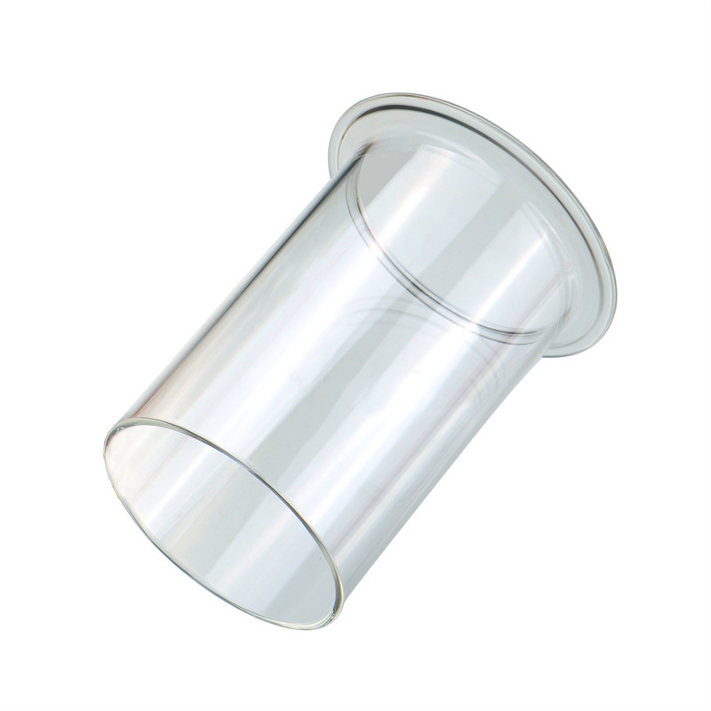 Crystal Glass Hollow Anal Plug with Two Openings, Transparent Expander Design - Image 5