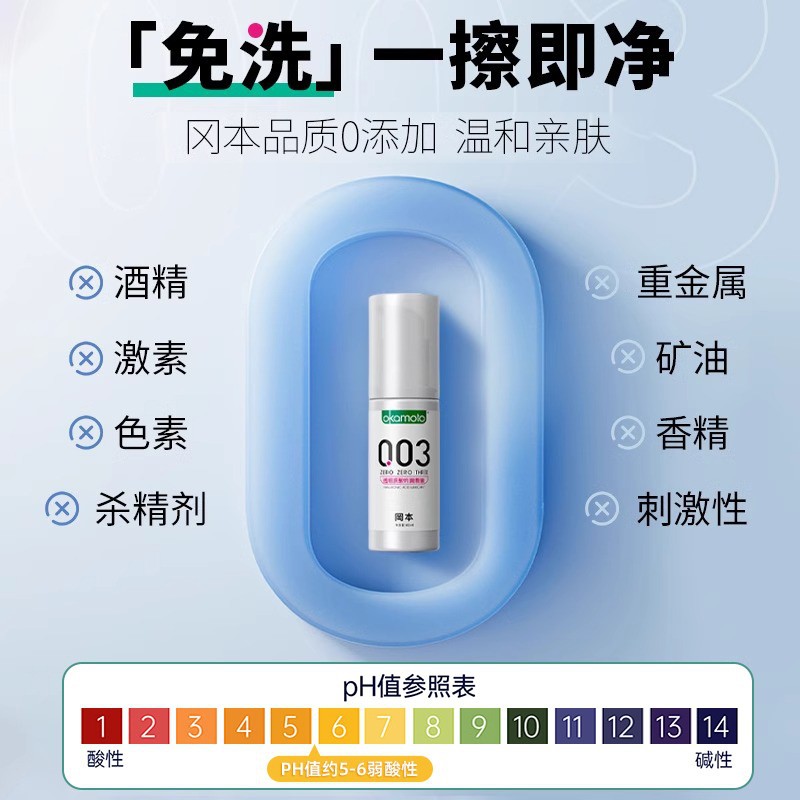 Okamoto 003 Hyaluronic Acid Personal Lubricant 60ml Unscented Adult Lubricant - Image 3