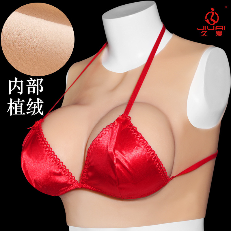 Round Neck Silicone Breast Forms for Cross-Dressing and Male-to-Female Transformation - Image 2
