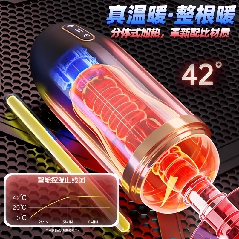 Jiuai Hurricane Automatic Retractable Male Masturbator with Electric Stroking Motion - Image 4