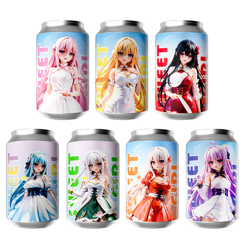 Jiuai Colorful Cup Girl Manual Male Masturbator TPE Aircraft Cup - Image 5