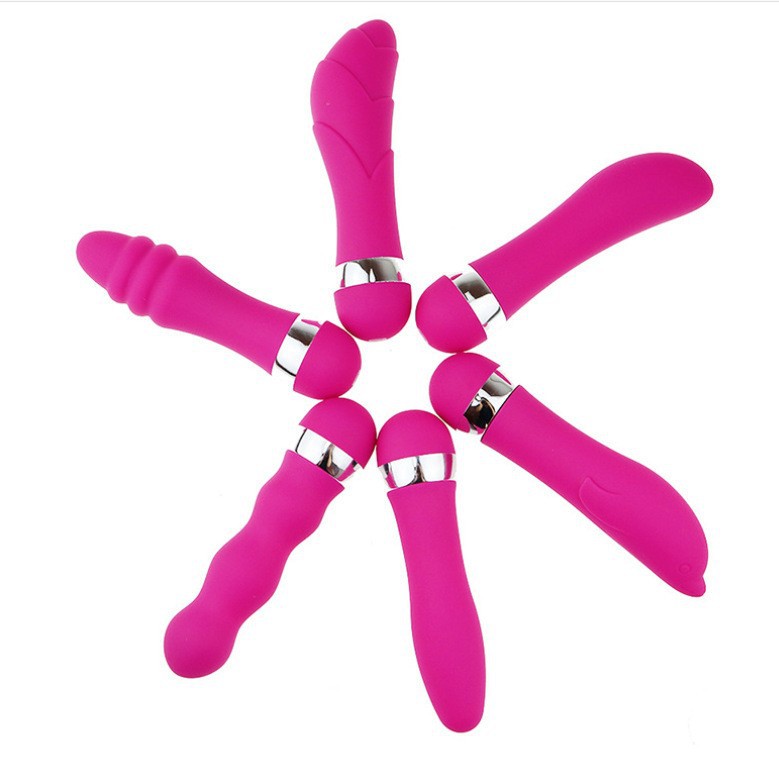 Small King Kong Mini Vibrator, Rose Red ABS Massage Stick for Women - Image 3
