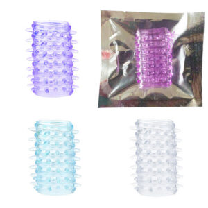 Soft Silicone Finger Sleeve Set with Textured Caterpillar Design, 12-Piece Blue Pack