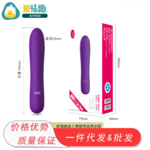 Lailechu Core Rod 5-Speed Variable Frequency Vibrator, ABS, Purple, One-Button Control