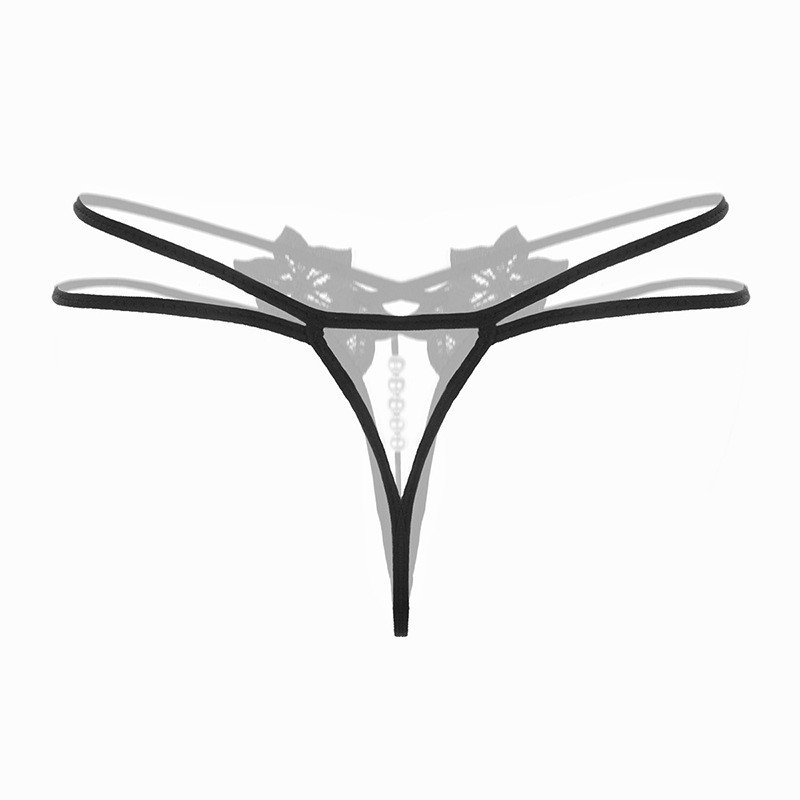 Women's Seamless Thong with Pearl Massage Detail, Pink, One Size - Image 5